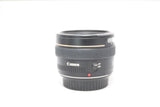 Canon EF 50mm F/1.4 USM Prime lens with both lens caps - EXCELLENT
