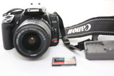 Canon Rebel XTi DSLR Camera with 35-80mm Lens and extras GREAT