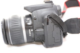 Canon EOS Digital Rebel XT 8.0MP DSLR w 18-55mm EF-S IS Lens OK condition Black
