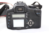Canon EOS Digital Rebel XT 8.0MP DSLR w 18-55mm EF-S IS Lens OK condition Black