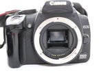 Canon EOS Digital Rebel XT 8.0MP DSLR w 18-55mm EF-S IS Lens OK condition Black