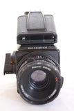 Hasselblad 500CM Medium Format SLR Film Camera w 80mm lens, Prism Meter, Film