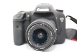 Canon EOS 7D 18.0MP DSLR Camera Black Kit w/ EF-S 18-55mm Lens & Case EXCELLENT