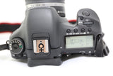 Canon EOS 7D 18.0MP DSLR Camera Black Kit w/ EF-S 18-55mm Lens & Case EXCELLENT