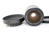 Mamiya Sekor C 55-110mm f4.5 N lens w Hood & Hoya HMC filter 645 1000s - GOOD