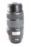 Canon EF 75-300mm F/4-5.6 IS USM Lens w Caps metal mount - GREAT