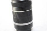 Canon EF-S 55-250mm F/4-5.6 IS Telephoto Zoom Lens Both Caps - EXCELLENT