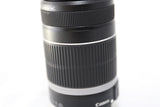 Canon EF-S 55-250mm F/4-5.6 IS Telephoto Zoom Lens Both Caps - EXCELLENT