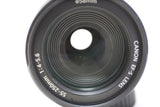 Canon EF-S 55-250mm F/4-5.6 IS Telephoto Zoom Lens Both Caps - EXCELLENT