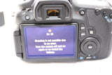 Canon EOS 60D 18.9MP Digital SLR Camera - Black (Body Only) - Flash not working