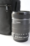 Canon EFS 18-135mm f/3.5 to 5.6 IS Lens EF-S with Case - EXCELLENT
