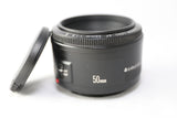 Canon Ef 50mm F/1.8 Focal Length Lens EXCELLENT