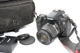 Canon EOS 70D 20.2MP Wifi DSLR Camera w/ 18-55mm Lens & Case - EXCELLENT