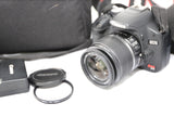 Canon EOS Rebel T1i / EOS 500D 15.1MP DSLR Camera 18-55mm & Bag - EXCELLENT