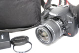 Canon EOS Rebel T1i / EOS 500D 15.1MP DSLR Camera 18-55mm & Bag - EXCELLENT