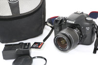 Canon EOS 7D 18.0 MP DSLR Camera with 18-55mm EFS Lens & Case - GOOD