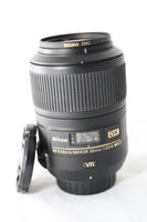 Nikon Micro NIKKOR 85mm f/3.5 DX G SWM AF-S VR IF M/A ED Lens & Caps - MINT