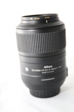 Nikon Micro NIKKOR 85mm f/3.5 DX G SWM AF-S VR IF M/A ED Lens & Caps - MINT