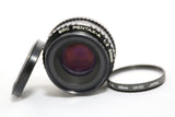 Pentax SMC Pentax-A 50mm f/2.0 Lens w Filter & both caps - EXCELLENT