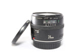Canon EF 24mm f / 2.8 EF Lens w Both Caps - GREAT