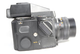 Mamiya 645 M645 Super Camera W/ AE Metered Prism 55mm Lens 120 back Tested, MINT