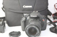 Canon EOS Rebel T4i / EOS 650D 18.0MP DSLR Camera w 18-55mm EF-S IS STM lens
