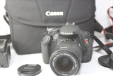 Canon EOS Rebel T4i / EOS 650D 18.0MP DSLR Camera w 18-55mm EF-S IS STM lens
