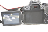 Canon EOS Rebel T4i / EOS 650D 18.0MP DSLR Camera w 18-55mm EF-S IS STM lens