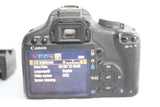 Canon EOS Rebel T1i / EOS 500D 15.1MP Digital SLR Camera W 35-80mm Lens