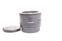 Canon Ef 50mm F/1.8 Focal Length Lens EXCELLENT - Both Lens caps