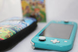 Nintendo Switch Lite Console - Turquoise W Zelda Case & Animal Crossing Game