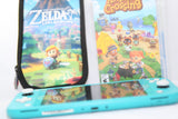 Nintendo Switch Lite Console - Turquoise W Zelda Case & Animal Crossing Game