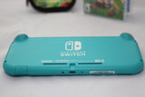 Nintendo Switch Lite Console - Turquoise W Zelda Case & Animal Crossing Game