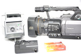 Panasonic AG-DVX100BP Black Camcorder w Maxwell MP-101 Panner & MiniDV 104 HOURS