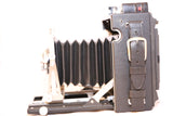 Graflex Crown Graphic 4x5 camera 135mm Schneider 4.7 & Polaroid 52 FILM & TESTED