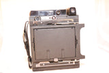 Graflex Crown Graphic 4x5 camera 135mm Schneider 4.7 & Polaroid 52 FILM & TESTED