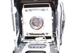 Graflex Crown Graphic 4x5 camera 135mm Schneider 4.7 & Polaroid 52 FILM & TESTED