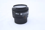 Nikon AF NIKKOR 50mm f/1.8 Lens w UV Filter MINT