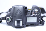 Nikon D D90 12.3MP Digital SLR Camera - Black w Battery & Charger MINT