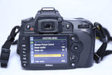 Nikon D D90 12.3MP Digital SLR Camera - Black w Battery & Charger MINT