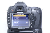 Nikon D90 Digital SLR Camera w/ Accessories - MB-D80 & Manual MINT