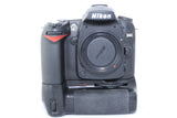 Nikon D90 Digital SLR Camera w/ Accessories - MB-D80 & Manual MINT