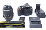 NEW Nikon D D5100 16.2MP DSLR Camera Kit w DX 18-55mm VR W Battery Grip NEW OB