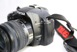 PENTAX Pentax K K-x 12.4 MP DSLR 18-55mm & 50-200mm DAL ED two lenses MINT