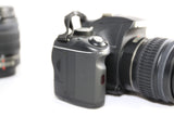 PENTAX Pentax K K-x 12.4 MP DSLR 18-55mm & 50-200mm DAL ED two lenses MINT