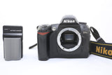 Nikon D D70s 6.1MP DSLR - Black w Battery & Charger - OK condition