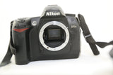 Nikon D D70s 6.1MP DSLR - Black w Battery & Charger - OK condition