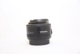 YONGNUO YN50 50mm f/1.8 Lens Kit for Canon EF MINT T2i T3 T6i XSi 60D 70D 80D