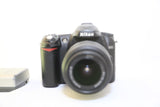 Nikon D D50 6.1MP Digital SLR Camera - Black (Kit w/ AF-S VR G 18-55mm Lens