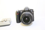 Nikon D D50 6.1MP Digital SLR Camera - Black (Kit w/ AF-S VR G 18-55mm Lens